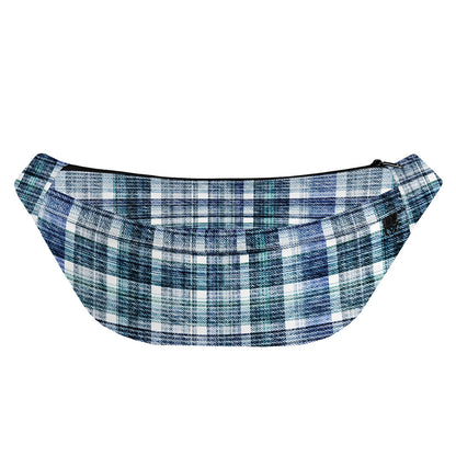 Plaid Denim Jeans Pattern Print Fanny Pack