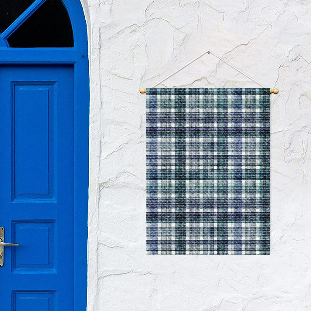 Plaid Denim Jeans Pattern Print Garden Flag