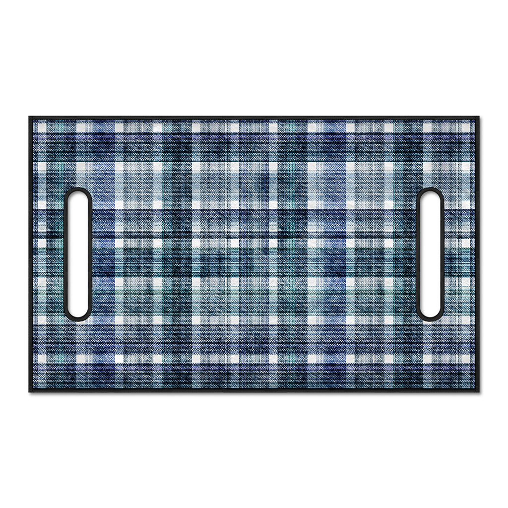 Plaid Denim Jeans Pattern Print Golf Cart Seat Cover