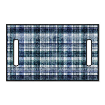 Plaid Denim Jeans Pattern Print Golf Cart Seat Cover