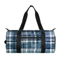 Plaid Denim Jeans Pattern Print Gym Bag