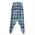 Plaid Denim Jeans Pattern Print Hammer Pants