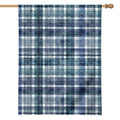 Plaid Denim Jeans Pattern Print House Flag