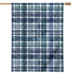Plaid Denim Jeans Pattern Print House Flag