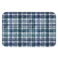 Plaid Denim Jeans Pattern Print Indoor Door Mat