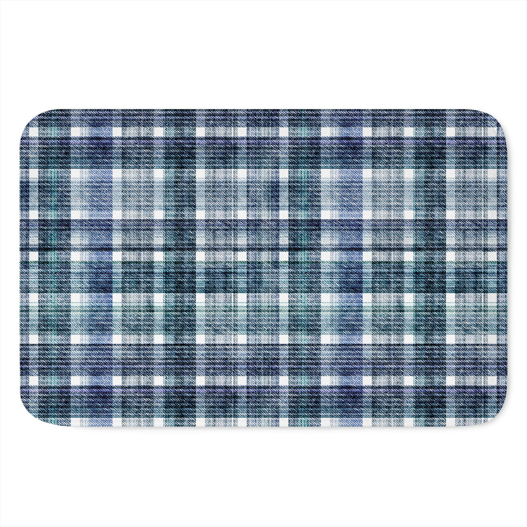 Plaid Denim Jeans Pattern Print Indoor Door Mat