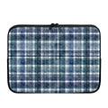 Plaid Denim Jeans Pattern Print Laptop Sleeve