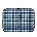 Plaid Denim Jeans Pattern Print Laptop Sleeve