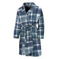 Plaid Denim Jeans Pattern Print Men's Bathrobe