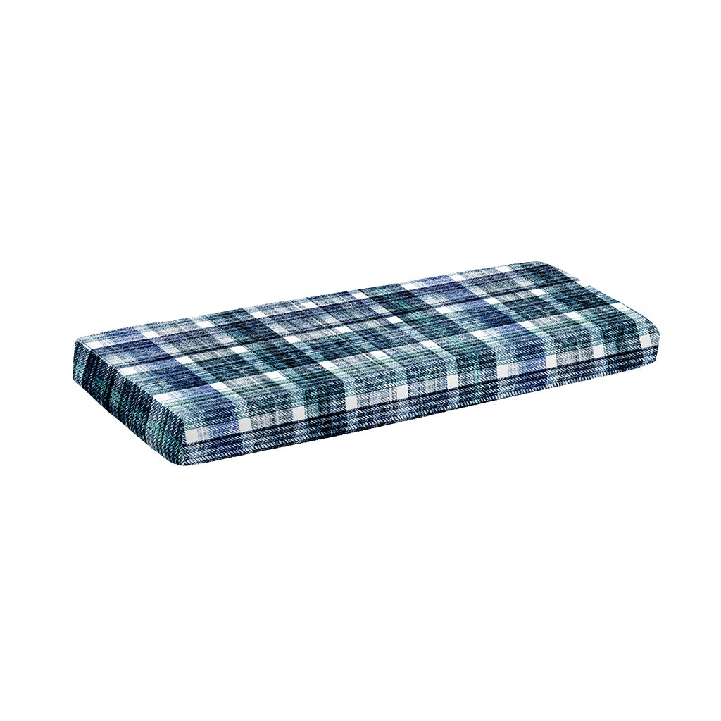 Plaid Denim Jeans Pattern Print Piano Keyboard Cover