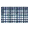 Plaid Denim Jeans Pattern Print Polyester Doormat