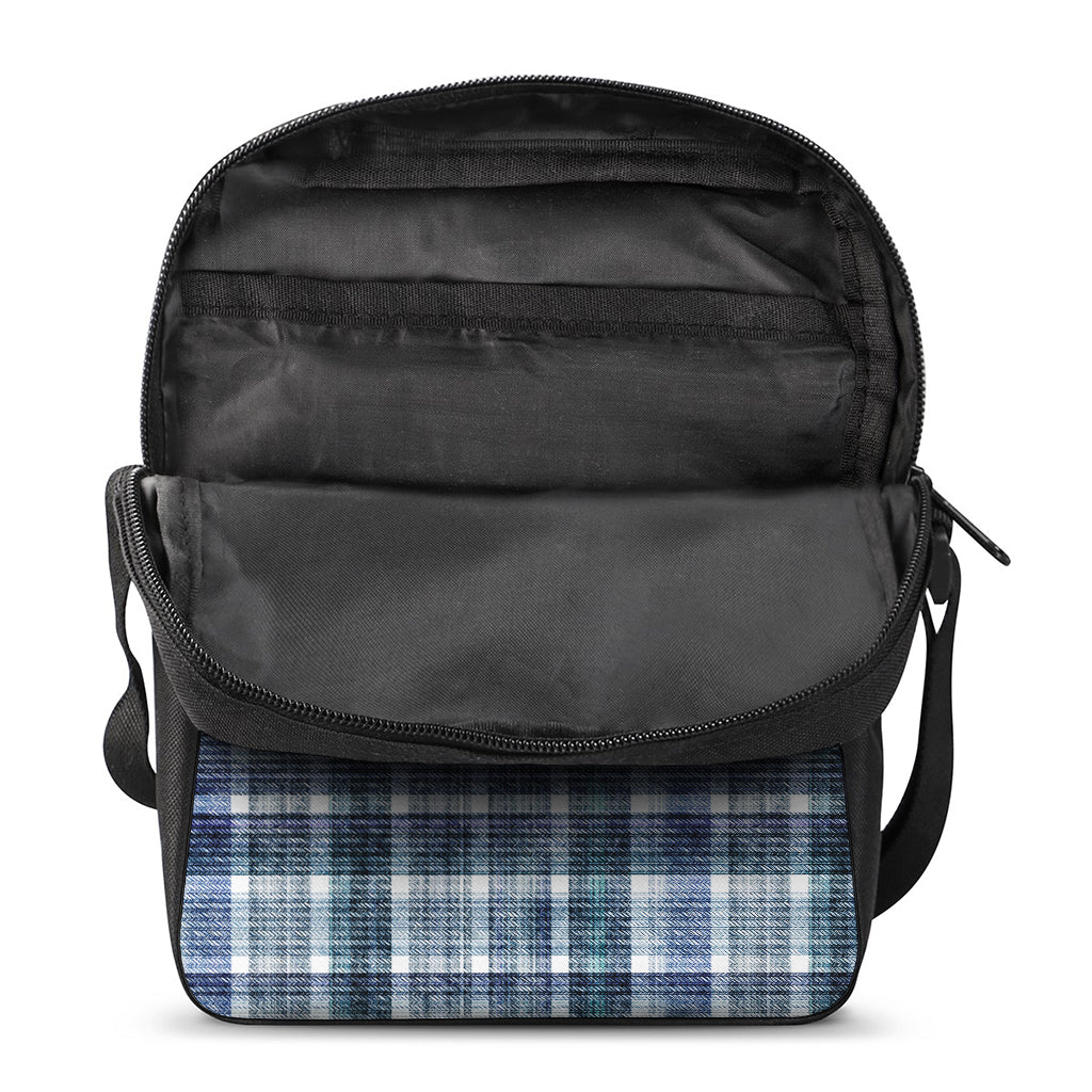 Plaid Denim Jeans Pattern Print Rectangular Crossbody Bag