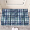 Plaid Denim Jeans Pattern Print Rubber Doormat