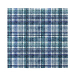 Plaid Denim Jeans Pattern Print Silk Bandana