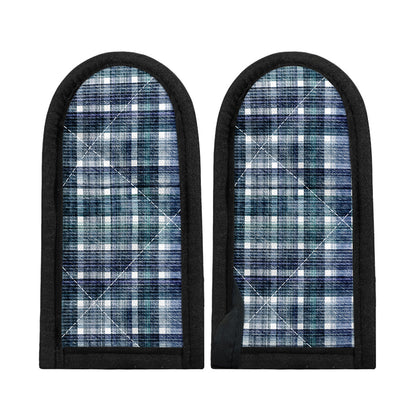Plaid Denim Jeans Pattern Print Skillet Handle Cover