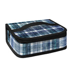 Plaid Denim Jeans Pattern Print Small Lunch Bag