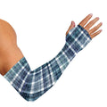 Plaid Denim Jeans Pattern Print Sun Protection Arm Sleeves