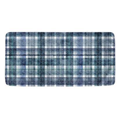 Plaid Denim Jeans Pattern Print Towel