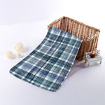Plaid Denim Jeans Pattern Print Towel