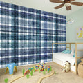 Plaid Denim Jeans Pattern Print Wall Sticker