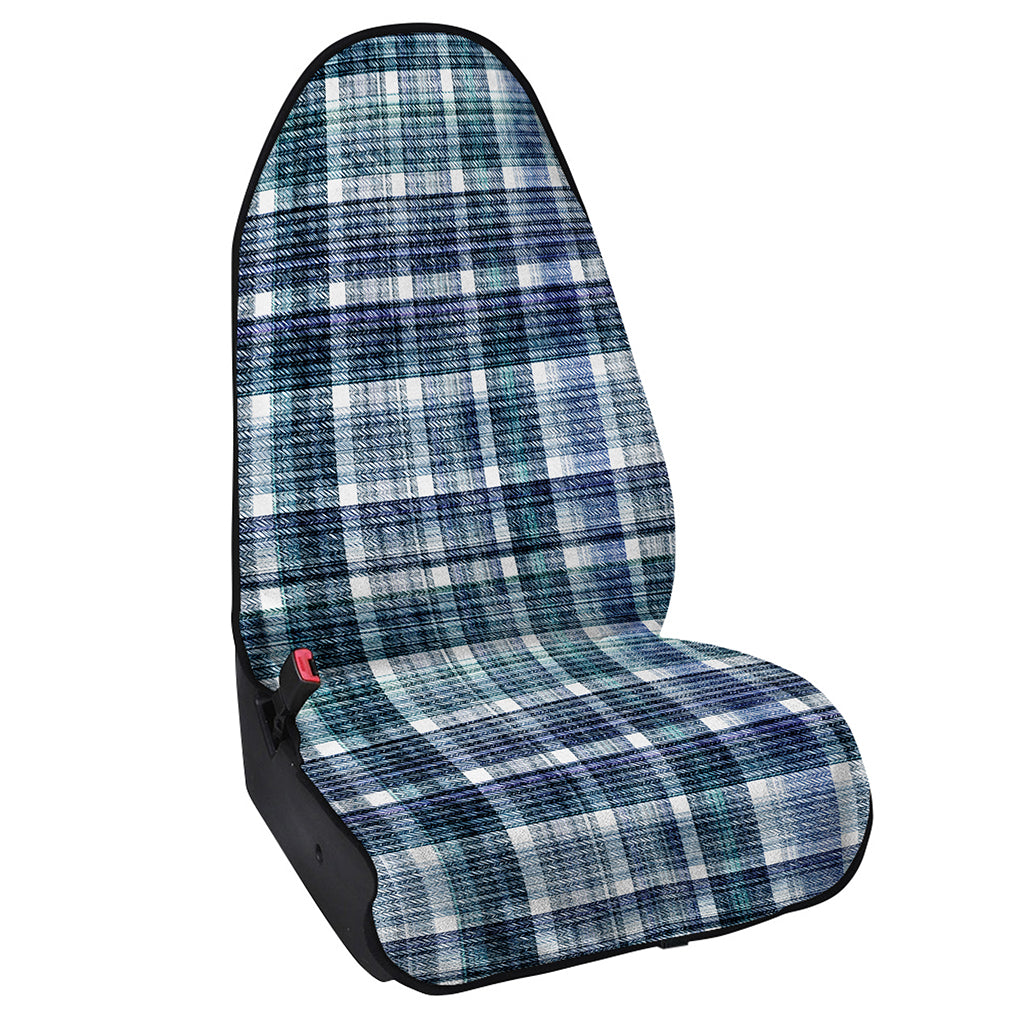 Plaid Denim Jeans Pattern Print Waterproof Car Seat Cover