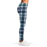 Plaid Denim Jeans Pattern Print Women's Leggings