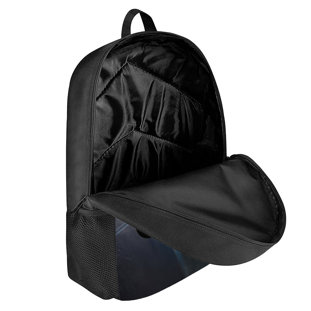 Planet And Space Print 17 Inch Backpack