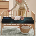 Planet And Space Print Baby Crib Sheet