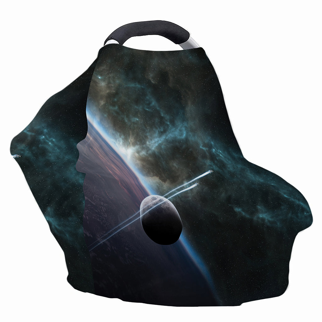 Planet And Space Print Baby Seat Cover