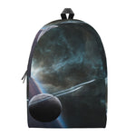 Planet And Space Print Backpack