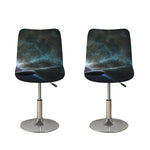 Planet And Space Print Bar Stool Covers