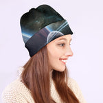 Planet And Space Print Beanie