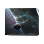 Planet And Space Print Bifold Wallet