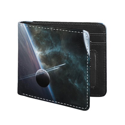 Planet And Space Print Bifold Wallet
