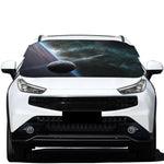 Planet And Space Print Car Windshield Snow Cover