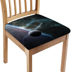 Planet And Space Print Chair Cushion Cover
