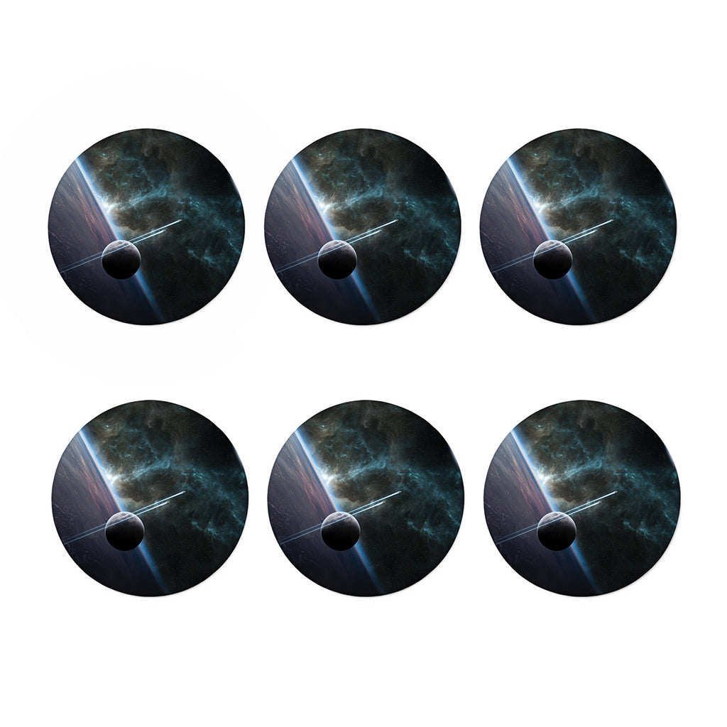 Planet And Space Print Coaster Set