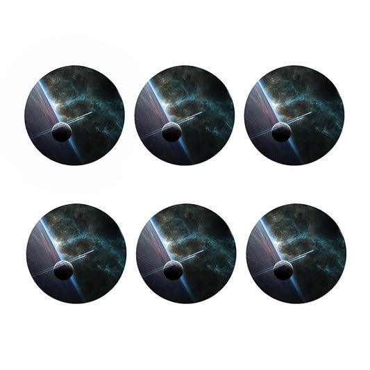 Planet And Space Print Coaster Set