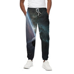 Planet And Space Print Cotton Pants