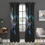 Planet And Space Print Curtain