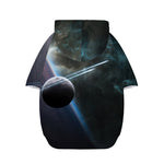 Planet And Space Print Dog Zip Up Hoodie