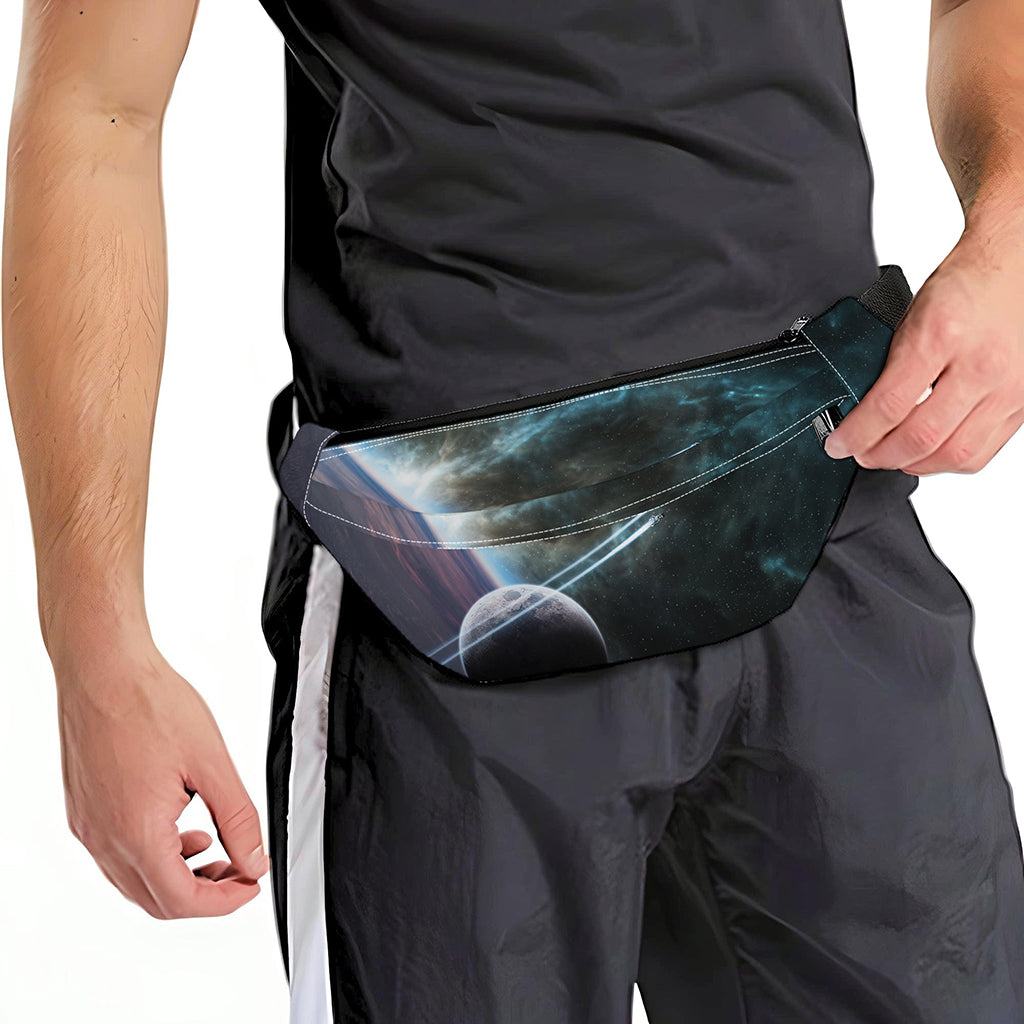 Planet And Space Print Fanny Pack