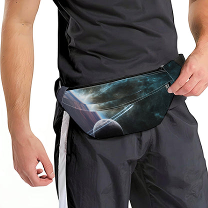 Planet And Space Print Fanny Pack