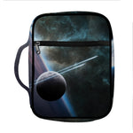 Planet And Space Print Front Pocket Bible Bag