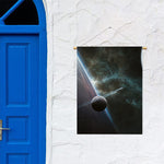 Planet And Space Print Garden Flag