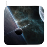 Planet And Space Print Hand Towel