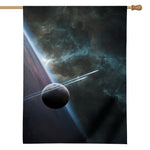 Planet And Space Print House Flag