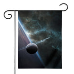 Planet And Space Print House Flag