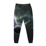Planet And Space Print Jogger Pants