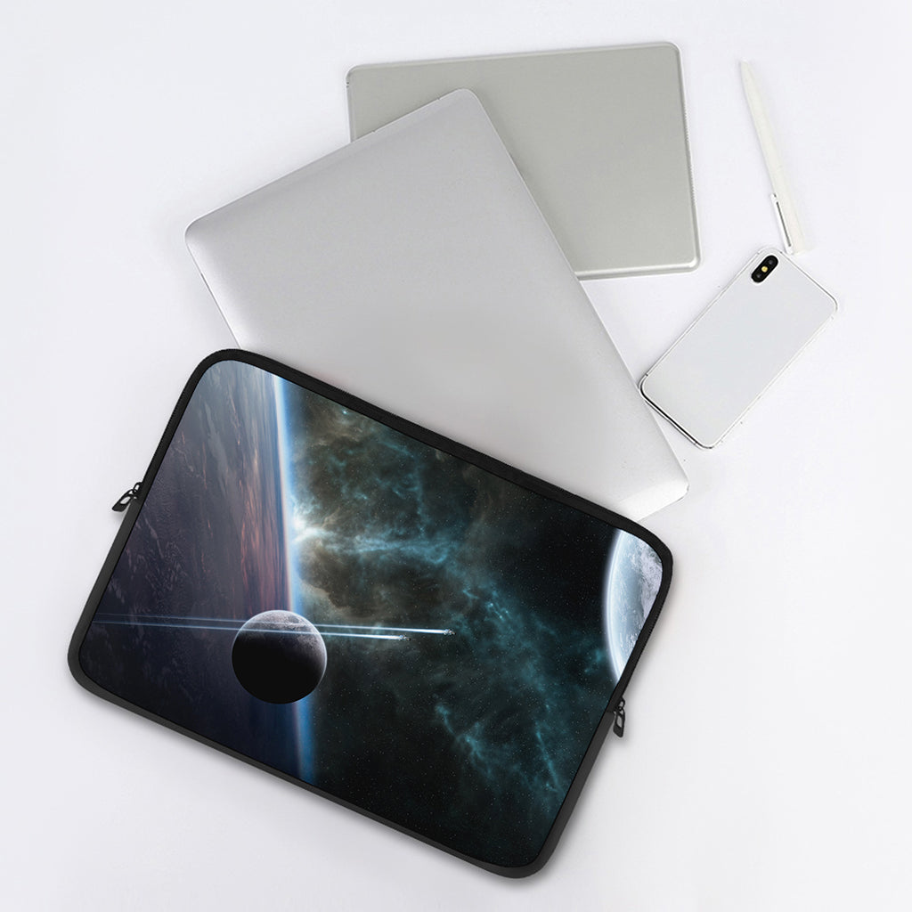 Planet And Space Print Laptop Sleeve